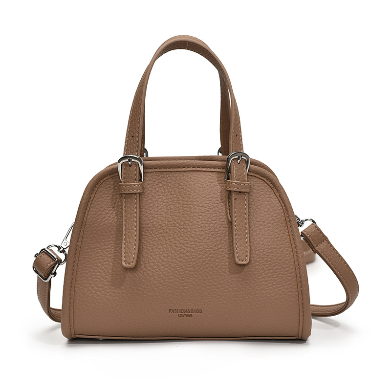 Bolsos populares de este año 2025 primavera y verano nuevo bolso femenino casual con patrón de lichi bolso de hombro simple bolso de mensajero de viaje