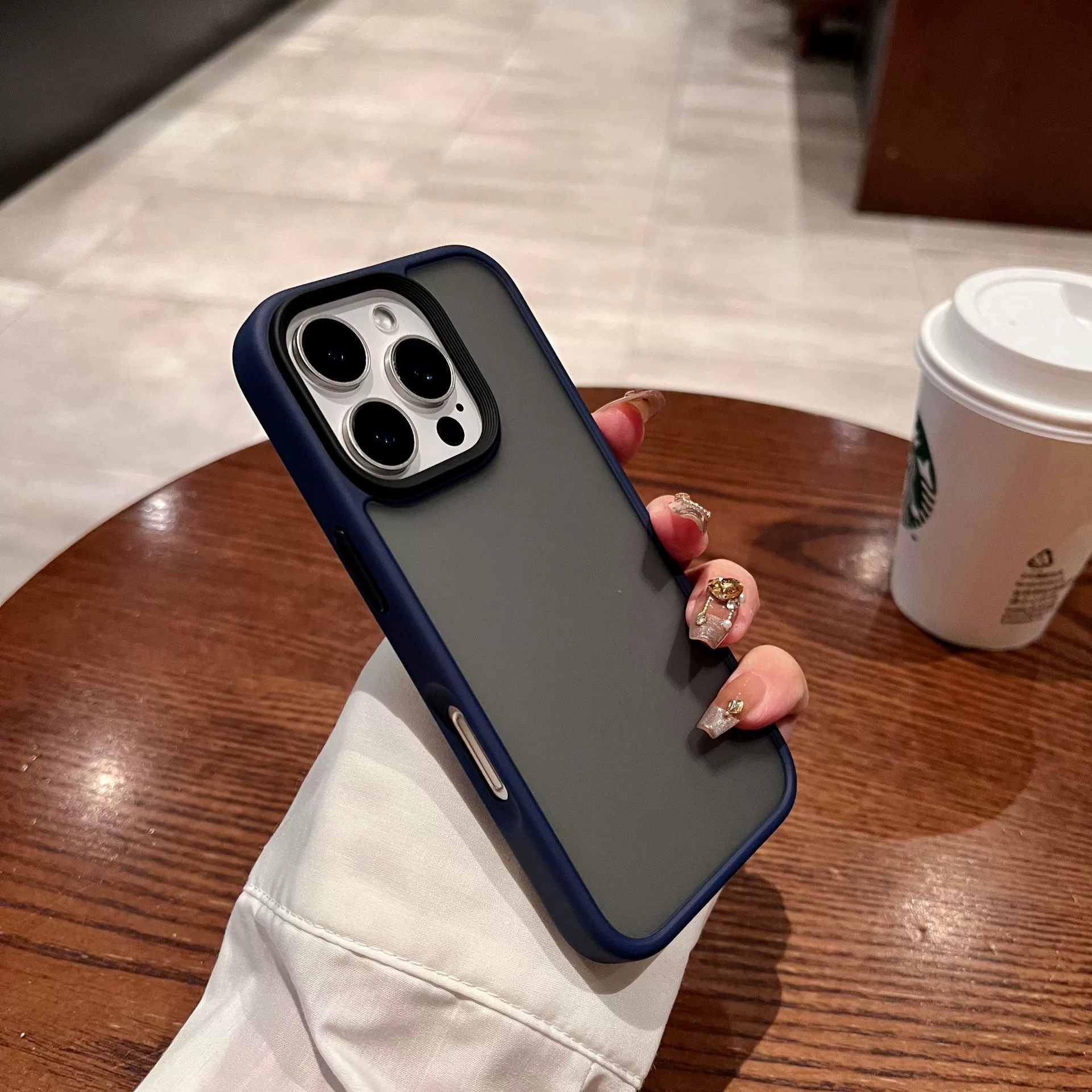 Apple iPhone 16 классический матовый чехол для телефона, совместим с Pro, защитный чехол