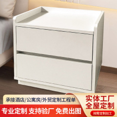 批发现代轻奢高级感卧室床头柜简约置物架简易大容量家用收纳柜子