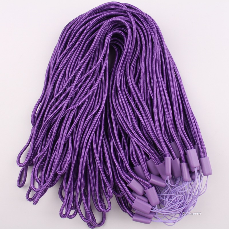 Handheld air fan, purple strap, 50 pieces