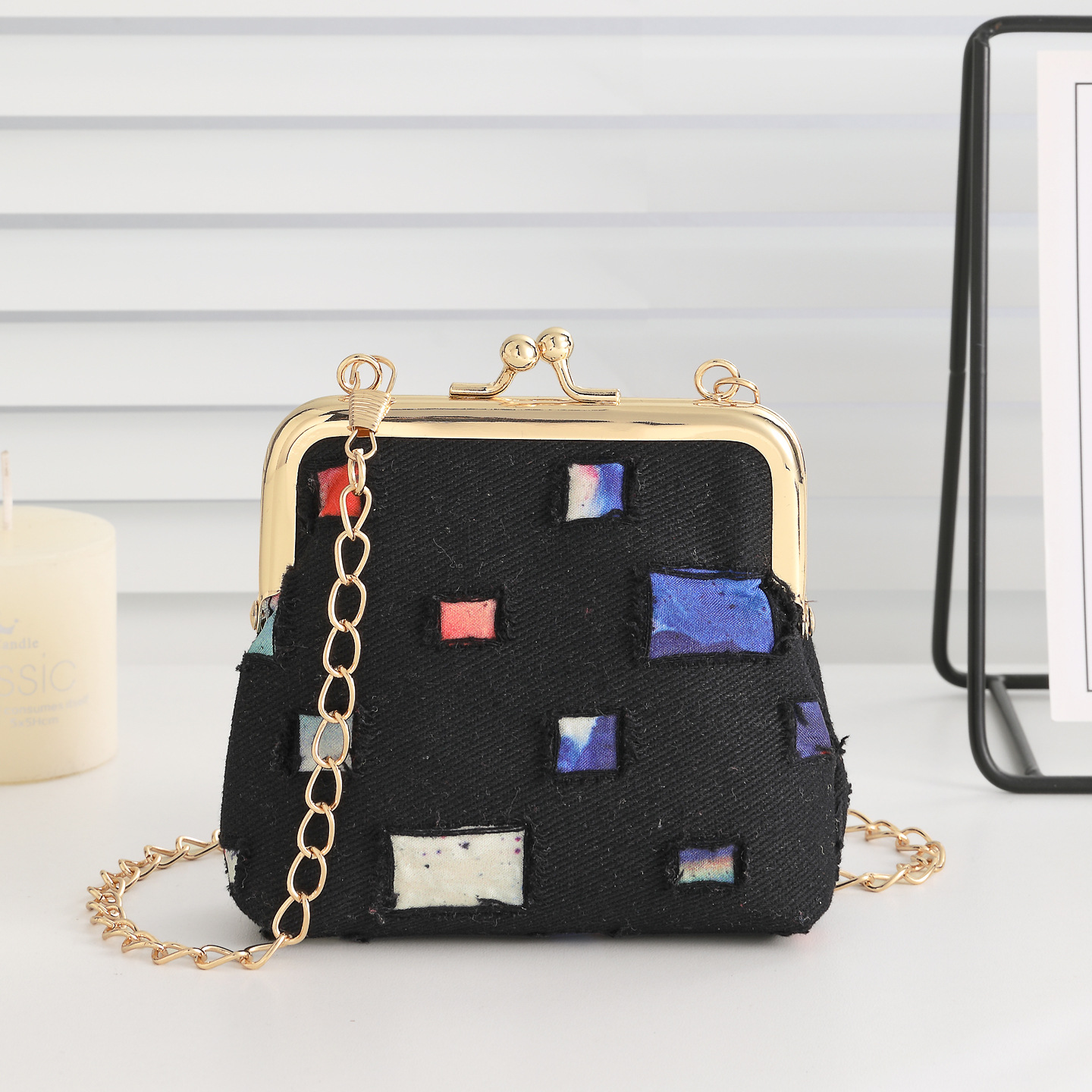 Nuevo bolso de almacenamiento de lápiz labial de alto valor, bolso de llaves para niñas, pequeño y delicado cuero suave, sensación de lujo ligero, bolso de cambio