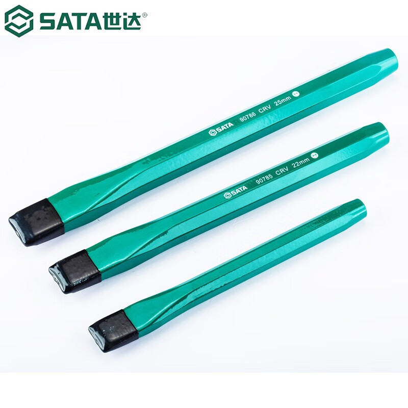 SATA 09163 cincel plano de 3 piezas