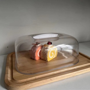 Acrylic Food-Grade Square Cover for Hotel Kitchen Serving and Delivering Food, Food Preservation Cover with Lid, Food-Grade Preservation Cover