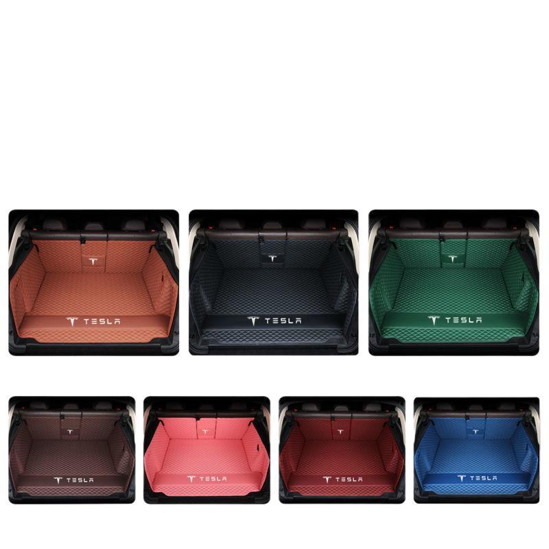 TESLA MODELY 트렁크 매트 EDAMAME YA MODEL3 EDAMAME 3 HUANXIN 버전 가죽 전체 패키지 도매