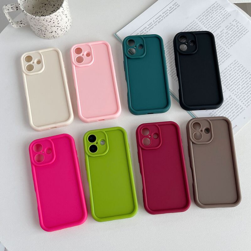 New Product Suitable for Apple 17 Mobile Phone Case Internet Celebrity Emery Iphone16Promax Simple Sky Eye Protective Cover