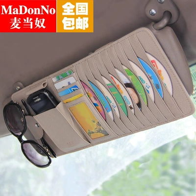 Car CD clip sun visor Multimediya və saxlama aksesuarları