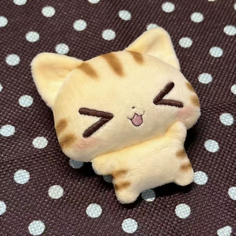 Vintage-Style Burnt Cc Cat Squeaky Plush Toy Wholesale Cute Kitten Doll Pendant Keychain Vintage-Style Burnt Cc Cat Squeaky Plush Toy Wholesale Cute Kitten Doll Pendant Keychain