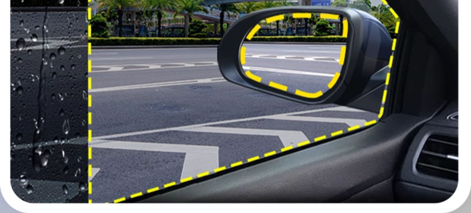 Car Rearview Mirror Rainproof Film Reversing Mirror Window Waterproof Film Rainy Day Car Reflector Rainproof Wholesale