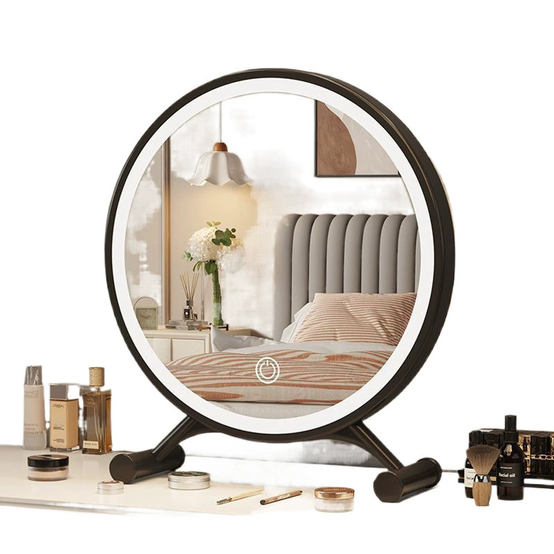 Dressing table with light, table fill light for students for bedroom, internet celebrity