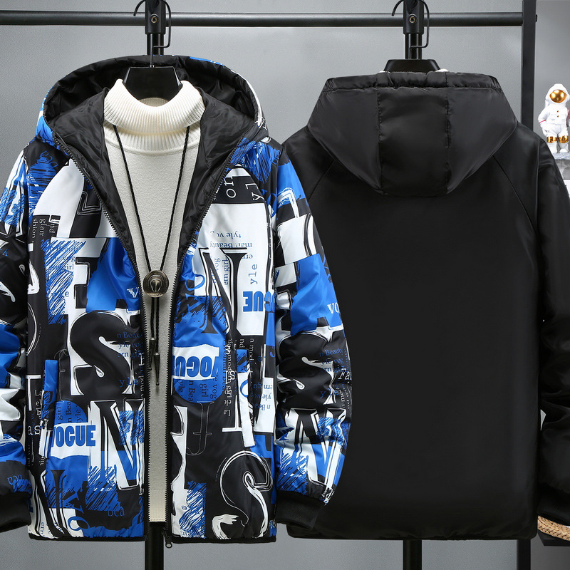 Men's Clothing two sided wear, trendy and handsome student spring and autumn jacket for boys_voghion.com
