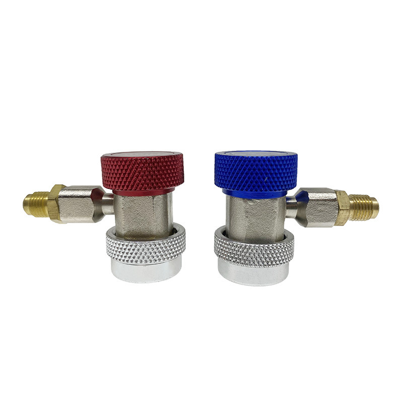 Medidor de fluoruro para aire acondicionado de automóvil, manómetro r134a, medidor de refrigerante de automóvil, conjunto de medidor de fluoruro, ventas directas de fábrica