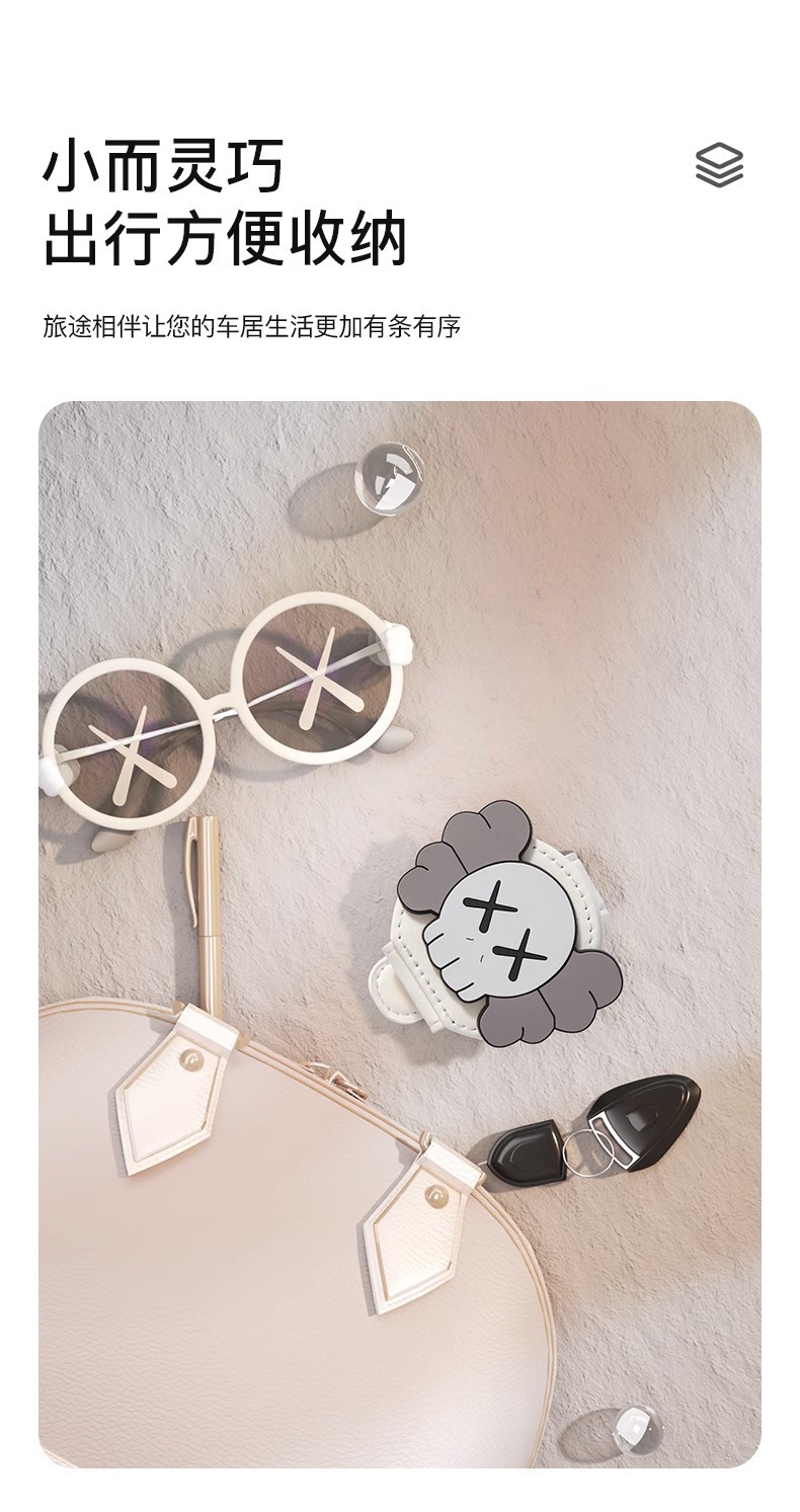 Car Glasses Clip, Car Glasses Case, Sun Visor Storage Gadget, Sunglasses Clip, Multifunctional Card Holder, In-Car Glasses Holder