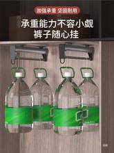 裤架衣柜内置抽拉伸缩滑轨顶装轨道衣架多功能挂裤子收纳裤抽