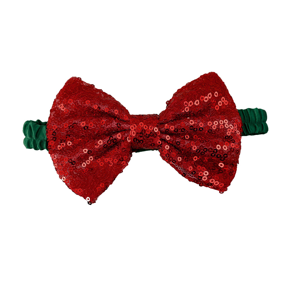 Amazon nuevo vestido de Navidad para niños con lentejuelas rojo y verde color a juego arco princesa vestido Festival traje de los niños