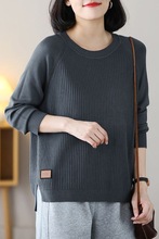 200斤可穿新款毛衣女宽松大码百搭上衣潮外穿显瘦洋气打底针织衫