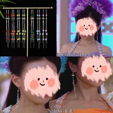 欢喜天地七个仙女耳饰耳环耳坠古风饰品复古cos拍照写真妆造配饰