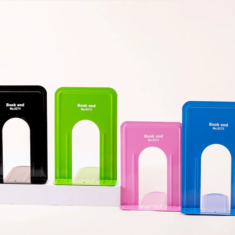 Креативные округлые настольные подставки для книг из металла для студентов, минималистичный держатель книг, клип для двухстадийной полки