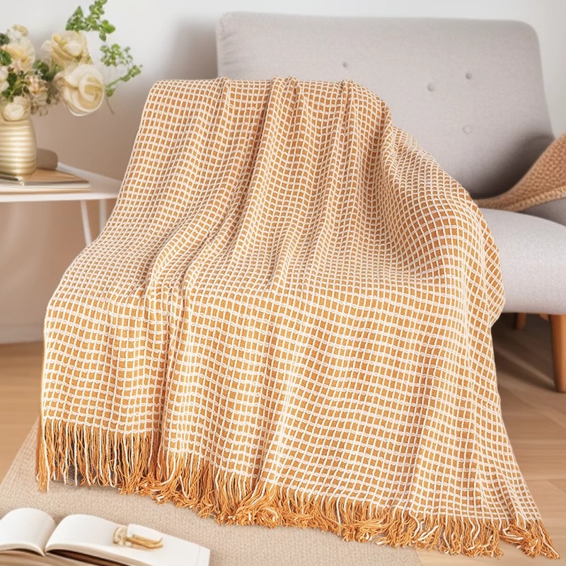 knitted modern and minimalistic duvet all-season