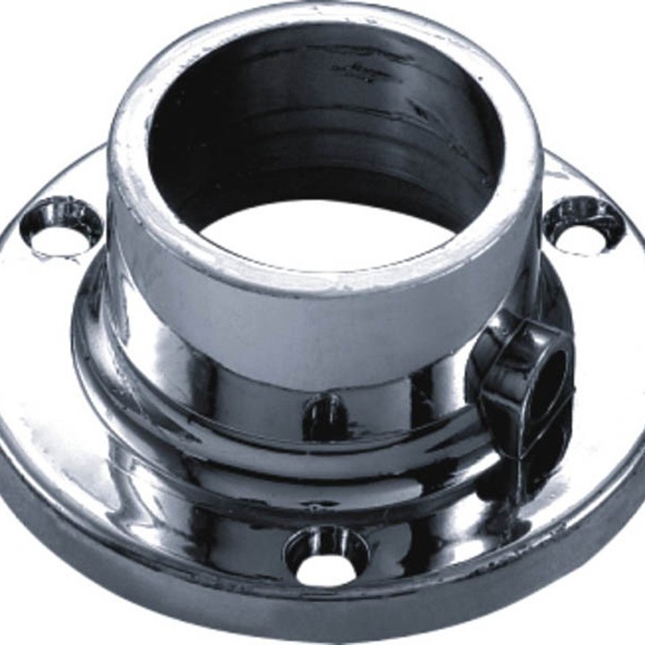 衣通座 锌合金管橱柜衣柜衣通座衣管托 通用五金配件