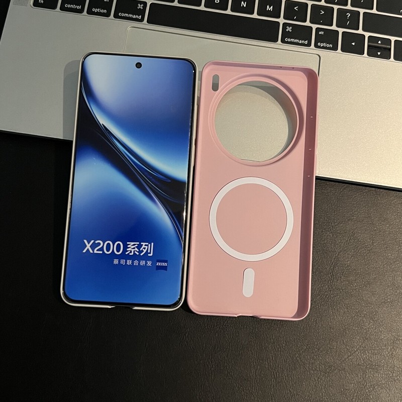 适用VIVOX200PRO柔润肤感磨砂磁吸手机壳X200MINI超薄防摔保护套|undefined