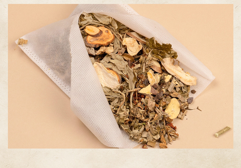 Ai Ye Lao Jiang Foot Soak Pack Mugwort and Old Ginger Herbal Foot Bath Bags 30g x 10 Bags Gift Box quality and texture
