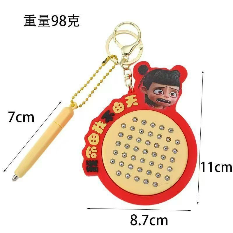 Креативный новый стиль магнитный всасывающий стальной шарик рисовальная доска для детей распаковать игрушку брелок подвеска для мелких аксессуаров оптом