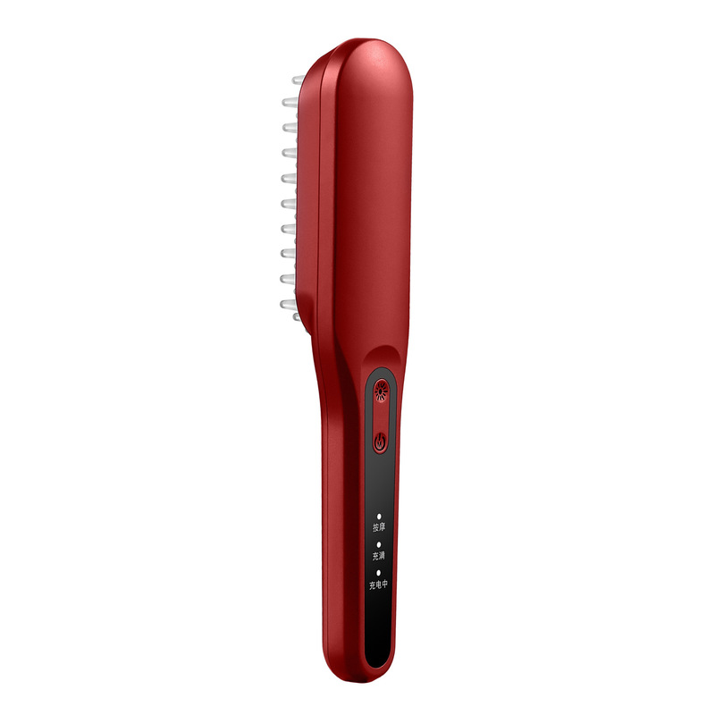 電動マッサージコーム 頭皮マッサージ器 頭皮マッサージ 赤青光療法 ヘアケアコーム 育毛コーム 育毛器|undefined
