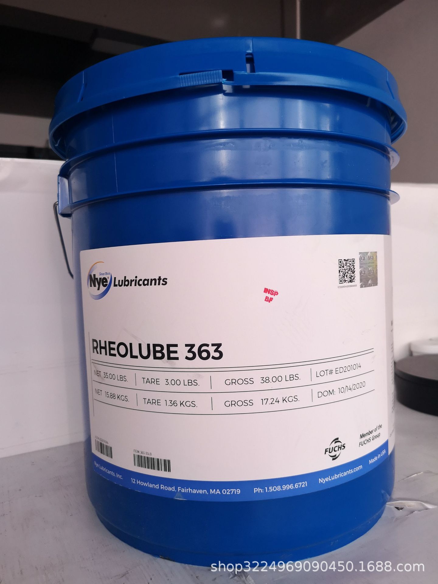 NYE FLUOROSILICONE 100 - 10000CS美国奈润滑油脂现货直发