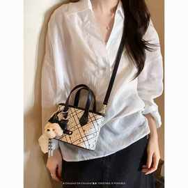 南风Chio2nd 棋盘格托特包包女式2025新款手提小包通勤单肩斜挎包