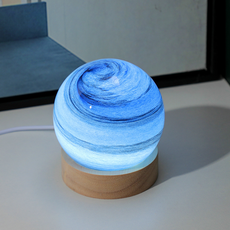 跨境星空灯月球宇宙小夜灯星球台灯小行星氛围灯桌面摆件生日礼物|undefined