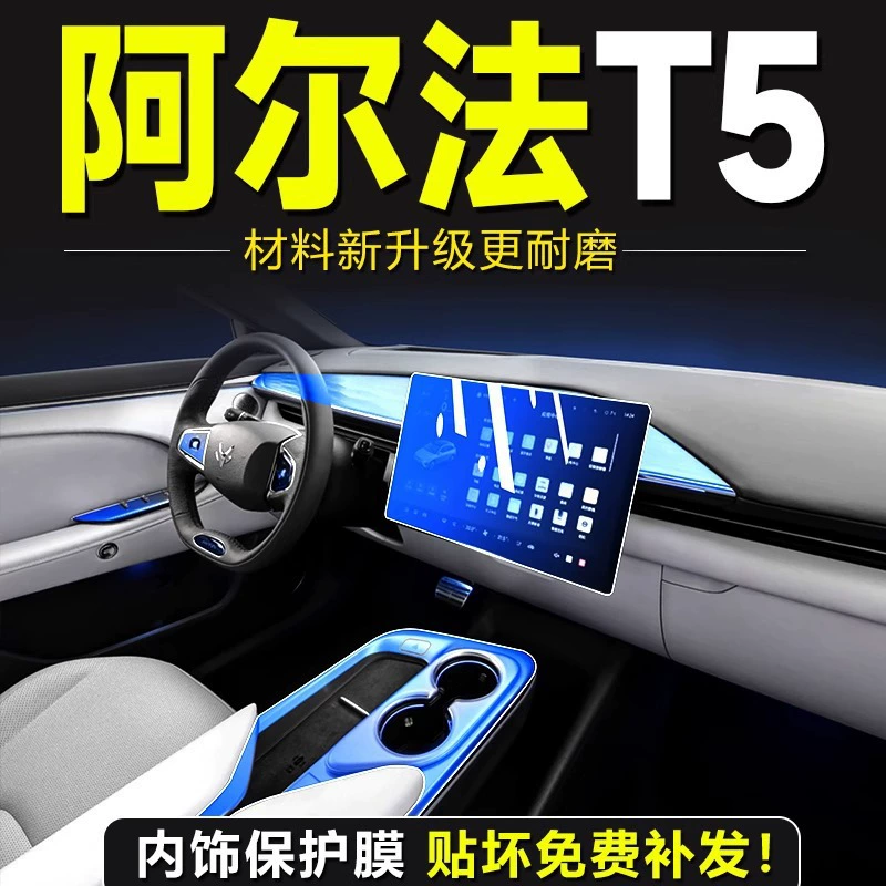 Jihu Alpha T5 специальная внутренняя пленка, центральная панель управления, навигационный экран, пленка для защиты экрана, закаленная пленка, принадлежности для пленки.