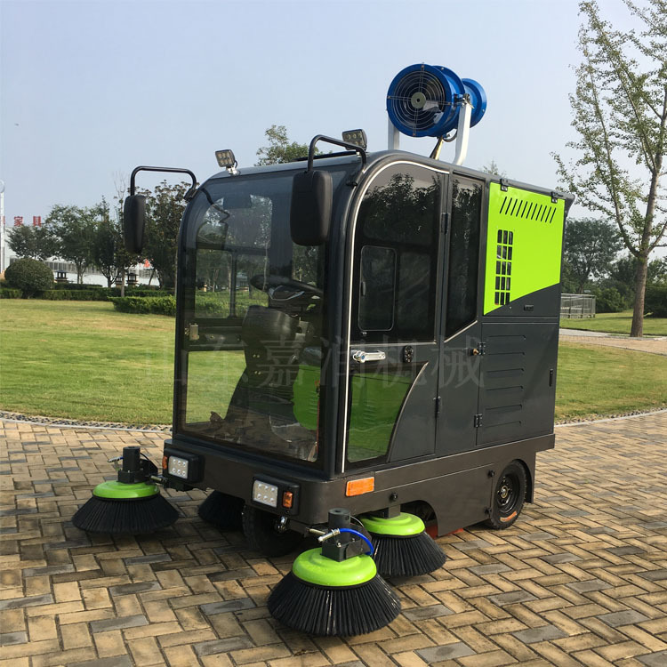 电动扫地车园林环卫清扫 学校厂区路面扬尘车 物业扫吸喷一体车