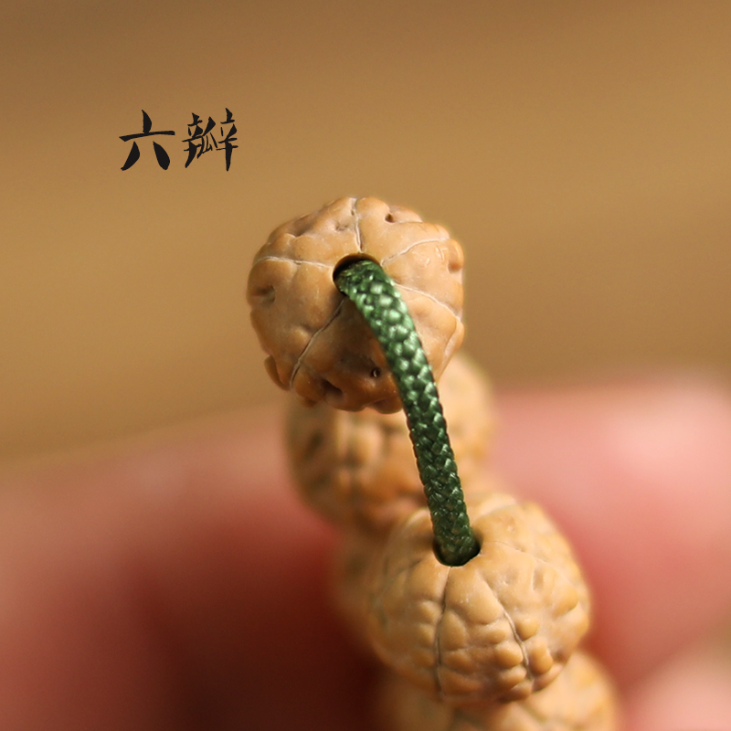 六瓣原籽蛤蟆背小尺寸单圈手串8mm小金刚菩提佛珠念珠男女手持珠