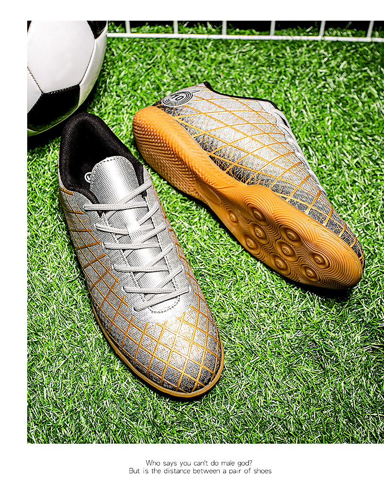 Fotballsko med lavt snitt og knuste negler, profesjonelle treningssko for barn og voksne, størrelse 47, store fotballsko_voghion.com