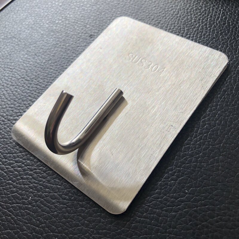 Stainless Steel Adhesive Hook, No-Drill Hook, Size 6X8Cm, Small Items Priced at One to Two Yuan, Popular on Tiktok, Cross-Border Foreign Trade Stainless Steel Adhesive Hook, No-Drill Hook, Size 6X8Cm, Small Items Priced at One to Two Yuan, Popular on Tiktok, Cross-Border Foreign Trade