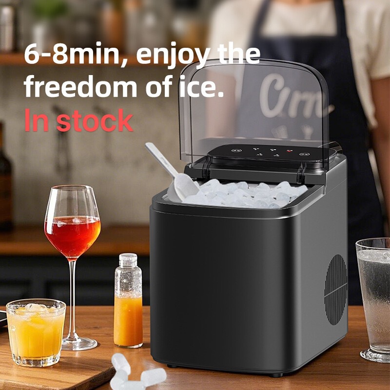 Iced Coffee Ice Cube Machine Cross-Border Household Ice Maker 110V Ice Maker Small Ice Maker Wholesale