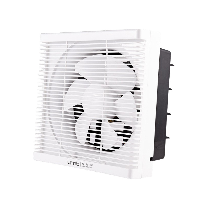Suministro directo de fábrica ventilador de escape de baño ventilador de cocina doméstica de 10 pulgadas ventilador de escape de persiana de inodoro con Red
