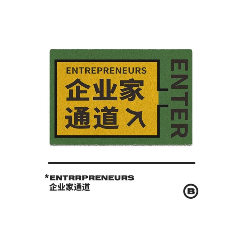 Artist Entrance Carpet Silk Loop Floor Mat for Home Entrance Door, Dirt-Resistant Mat for the Main Entrance