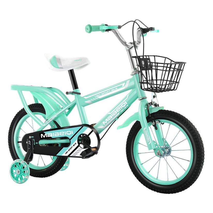 En stock al por mayor de los niños de la bicicleta de acero de alto carbono nuevo 12-18-inch niños y niñas de la bicicleta con la rueda auxiliar