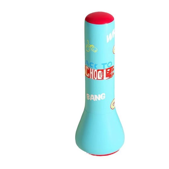 Inflatable boxing column children's fitness tumbler toy vertical decompression sandbag taekwondo Sanda training equipment
