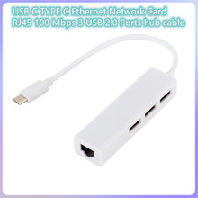 Type-c���׎����W��RJ45��̫�W�ӿڎ�3��2.0HUB�W��������