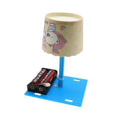Colorful Desk Lamp Science Project Creative DIY Craft Kit for Primary and Middle School Students Educational Science Experiment Brain Teaser