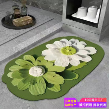 入戶防滑地墊衛生間廚房吸水腳墊進門門廳玄關硅藻泥門墊浴室