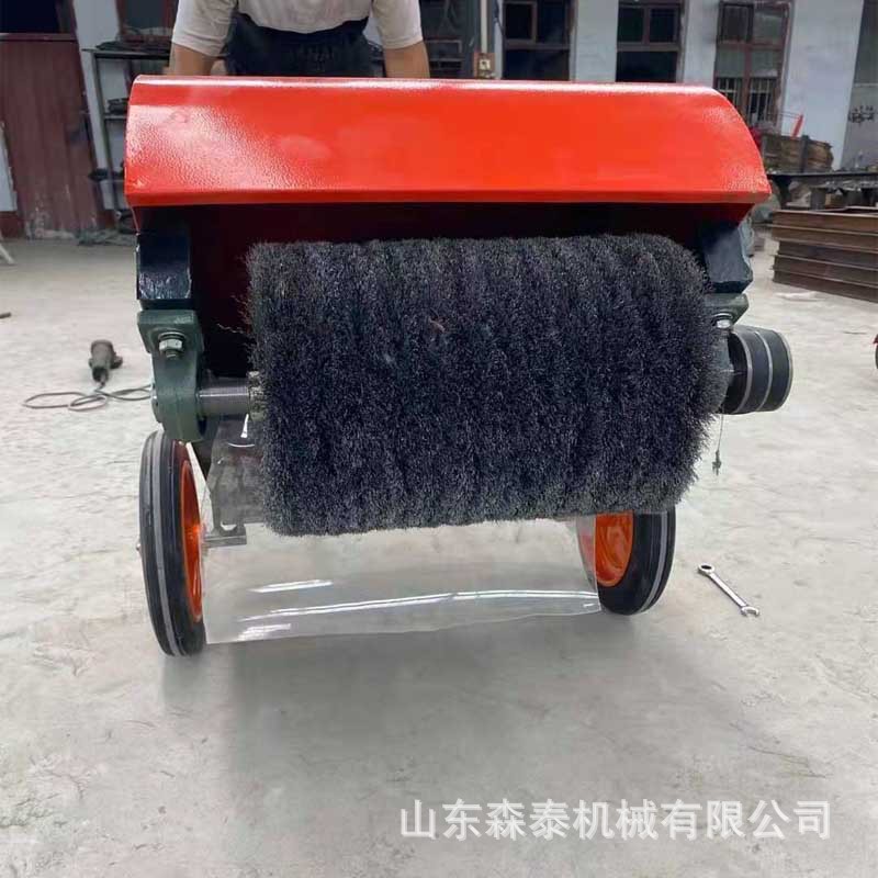 山东森泰手推式电动除锈机 多功能板材除锈打磨机 钢板彩钢瓦除锈