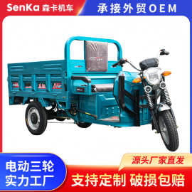电动三轮车拉货农用电瓶车成人电三轮载重爬坡电动车神器偏三轮