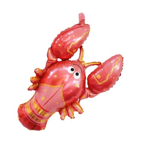 Large crayfish aluminum film balloon Lobster BBQ hotel opening decoration aluminum foil balloon Ocean theme balloon