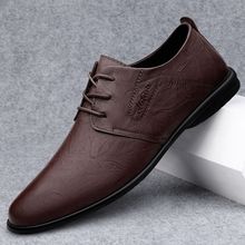 真皮正品休闲高档皮鞋男士新款软底男鞋软皮时尚潮流商务高档男士