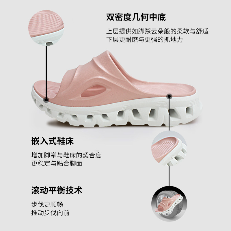 潮流运动男士拖鞋2025新款户外昂跑缓震不臭脚厚底防滑高端拖鞋女