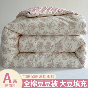 All Cotton Children's Bean Quilt Winter Thickened Pure Cotton Soybean Fiber Quilt Core Student's Single Warm Quilt Winter Quilt