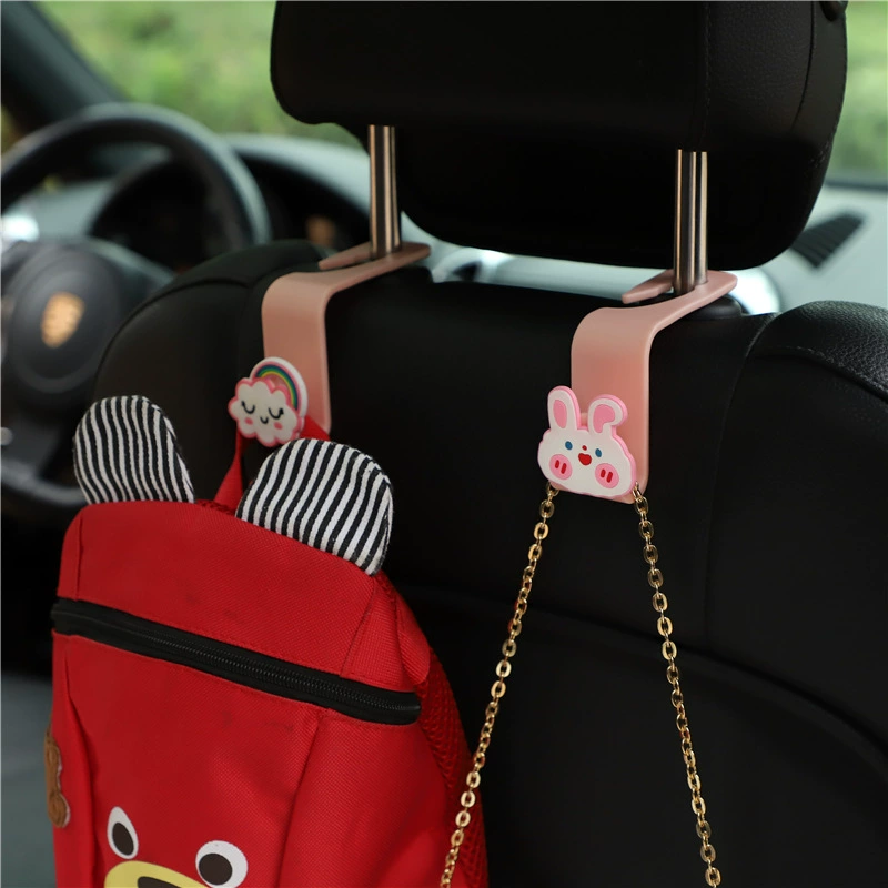 Автомобильный мультяшный крючок Macaron Цвет спинки стула скрытый автомобильный крючок креативный многофункциональный крючок для автомобильного сиденья